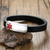 Personalised Leather Band Medical Alert Bracelet