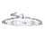 Engravable Child ID Bracelet with Heart in Silver Colour