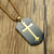 Black & Gold Cross Necklace-Cross Necklace-Auswara