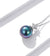 Black Pearl Pendant Necklace in Sterling Silver-Women Necklace-Auswara