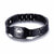 Black Personalised Steel Bracelet-Personalised Bracelet-Auswara