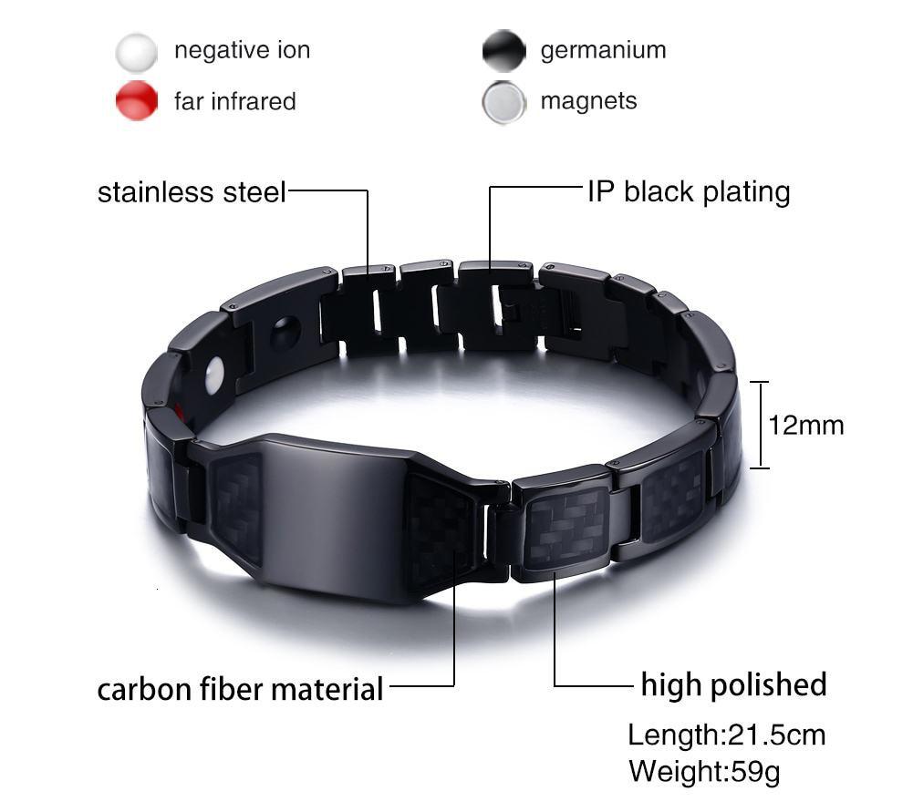 Black Personalised Steel Bracelet-Personalised Bracelet-Auswara