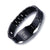 Black Personalised Steel Bracelet-Personalised Bracelet-Auswara