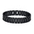 Black Solid Style Stainless Steel Bracelet-Chain Bracelet-Auswara