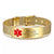 Chic Gold Mesh Medical ID Bracelet-Medical ID Bracelet-Auswara