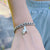 Couples Bracelet Set with Handshake Magnetic Charm-Couple Bracelet-Auswara