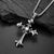 Cross Zircon Pendant Necklace-Cross Necklace-Auswara