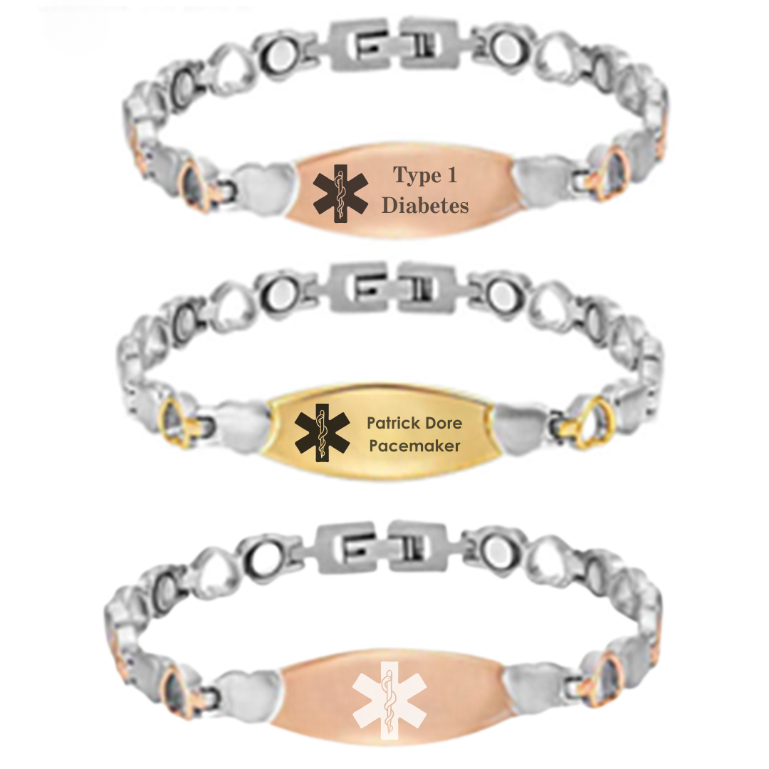 HeartSafe Luxe Medical ID Bracelet