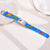 Dino Blue Silicone Kids Medical Alert Bracelet with Silver Bar-Kids Medical Alert Bracelet-Auswara