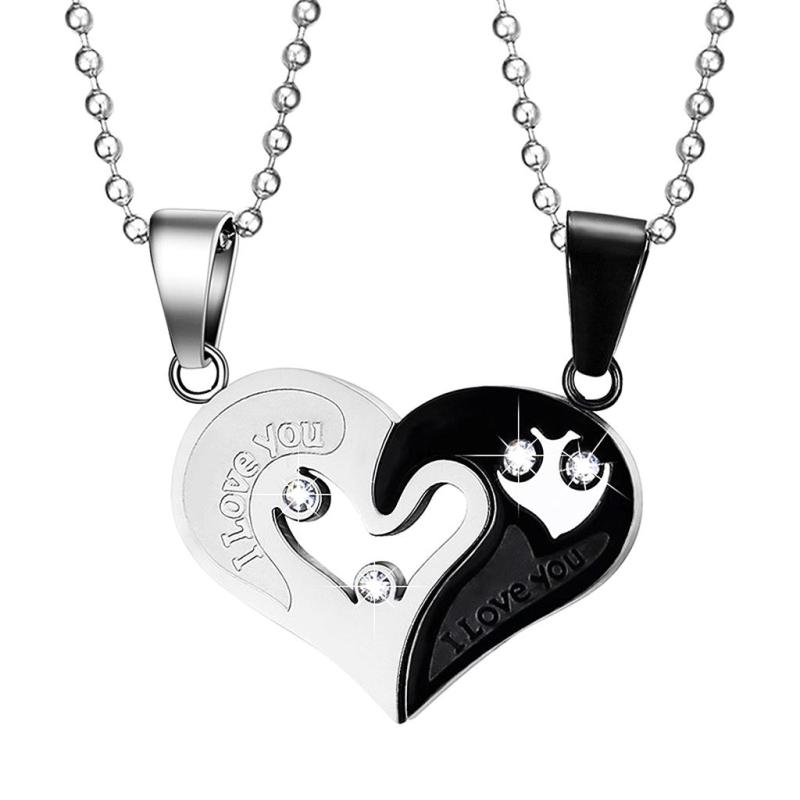 Engraved couples necklaces new arrivals