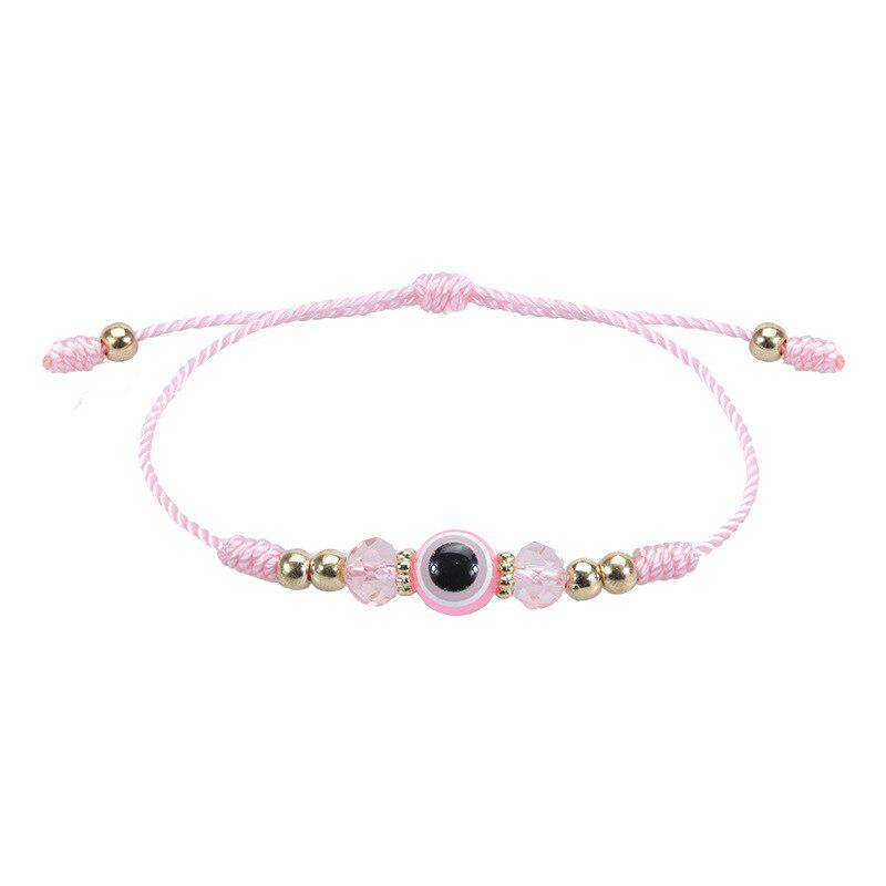 Evil Eye Adjustable Rope Weave Bracelet-Evil Eye Bracelet-Auswara