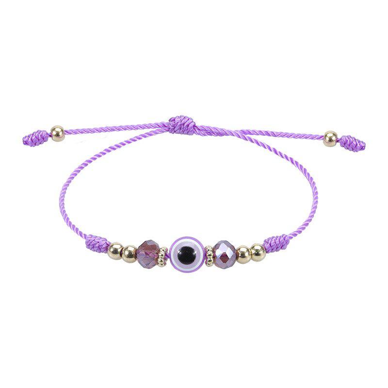 Evil Eye Adjustable Rope Weave Bracelet-Evil Eye Bracelet-Auswara