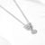 Evil Eye Beaded Chain Necklace in Sterling Silver-Evil Eye Necklace-Auswara