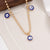 Evil Eye Charm Dangle Necklace-Evil Eye Necklace-Auswara