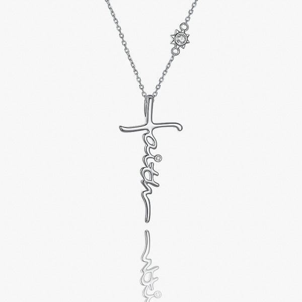 Cross shop faith necklace