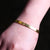 Inspirational Engraved Gold Cuff Bracelet-Personalised Bracelet-Auswara