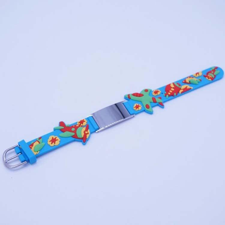 Kids Personalised Silicone ID Bracelet-Identification Bracelet-Auswara