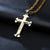 Large Cross Pendant with Chain Necklace-Cross Necklace-Auswara