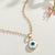 Light Evil Eye Necklace-Evil Eye Necklace-Auswara