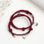 Magnetic Maroon Rope Bracelets for Couples-Couple Bracelet-Auswara