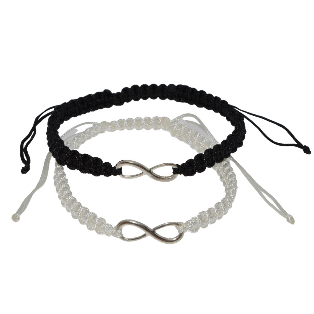 Matching Infinity Braided Bracelets For Couples