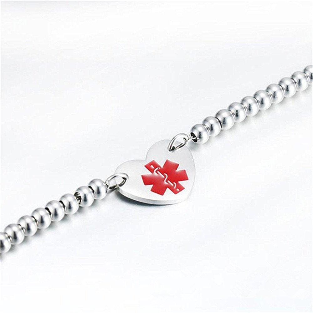 Beaded medical alert bracelets deals