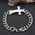 Men's Cuban Link Cross Bracelet-Cross Bracelet-Auswara