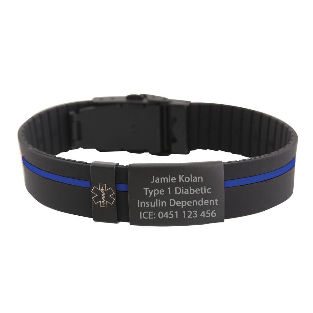 Diabetic deals id bracelet