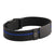 Pami Stripe Silicone Sports Medical ID Bracelet – Black & Blue-Medical ID Bracelet-Auswara