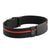 Pami Stripe Silicone Sports Medical ID Bracelet – Black & Red