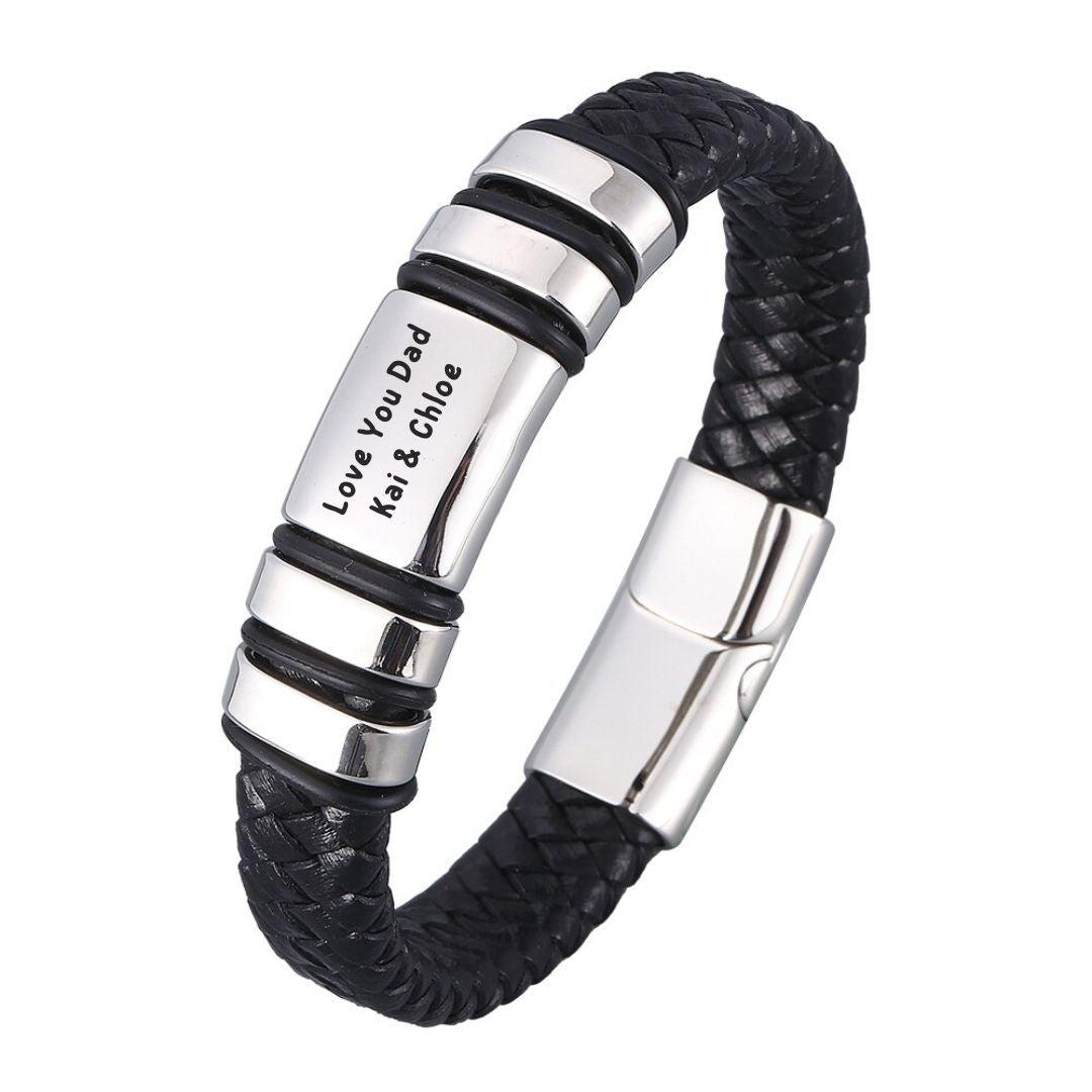 Men s Leather Bracelets Australia Customisable Classic Styles Auswara
