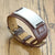 Personalised Brown Leather Bracelet For Men-Personalised Bracelet-Auswara