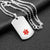 Personalised Medical Steel ID Dog Tag – Silver Colour-Medical Necklace-Auswara
