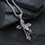 Prayer Cross Pendant Necklace-Cross Necklace-Auswara