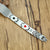 Silver & Black Personalised Steel Bracelet-Personalised Bracelet-Auswara