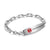 Silver Colour Medical Link ID Bracelet-Medical ID Bracelet-Auswara