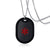 Sports Medical ID Dog Tag Necklace with Rubber Edges-Medical Necklace-Auswara