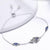 Sterling Silver Blue Hamsa Slider Chain Bracelet-Evil Eye Bracelet-Auswara
