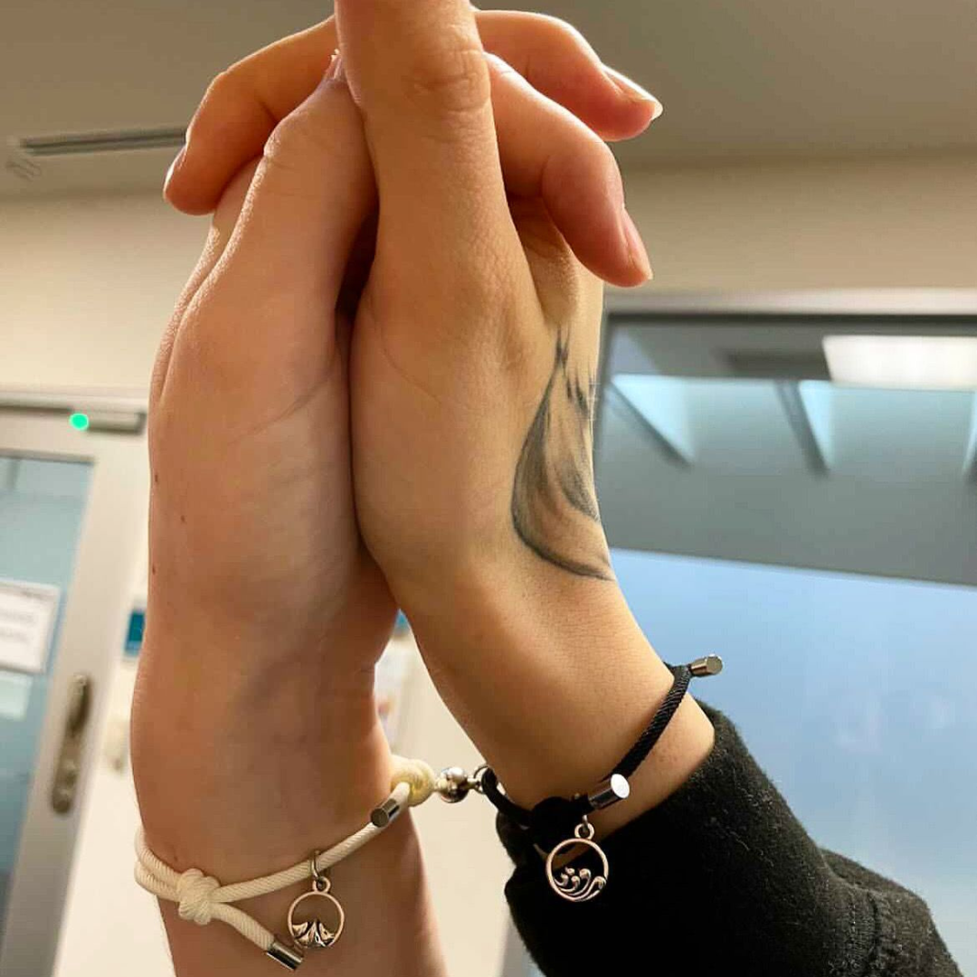 Magnetic rope bracelet shop