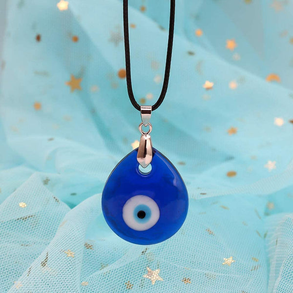 Waxed Rope Evil Eye Necklace - Auswara