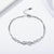 Women Sterling Silver Triple Infinity Bracelet-Women Bracelets-Auswara