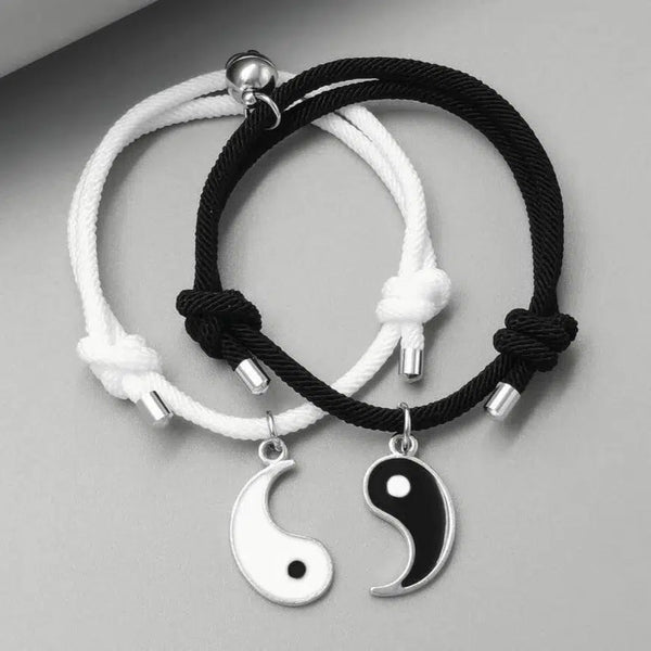 Yin Yang Magnetic Couples Bracelets Auswara