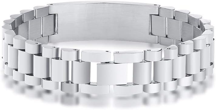 Eternal Elegance Personalised Men's Stainless Steel Bracelet